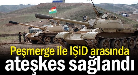 Peşmerge ile IŞİD arasında ateşkes sağlandı