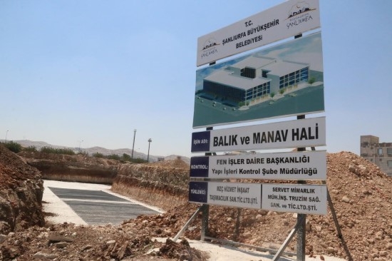 Şanlıurfa`ya 3 milyon 300 bin liralık balık ve manav hali