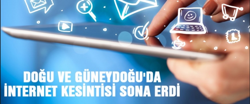 Sonunda internet geldi