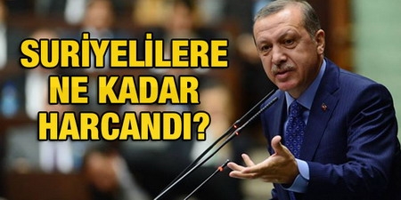 Suriyeliler için ne kadar harcandı?