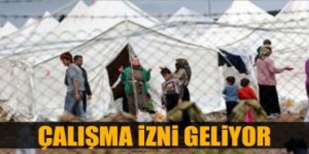 Suriyeliler?e çalışma izni geliyor