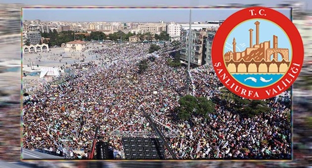 Urfa?da miting alanları belirlendi