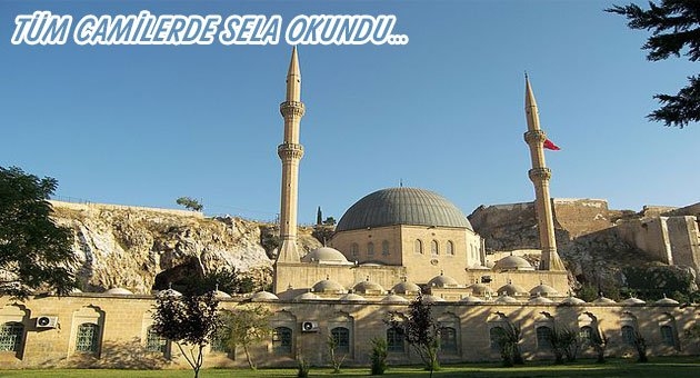 Urfa?da Şehitler için sela okundu